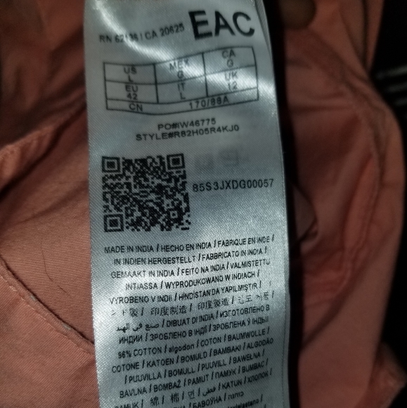 G by Guess Wrap Top in Peach Color - Picture 6 of 6